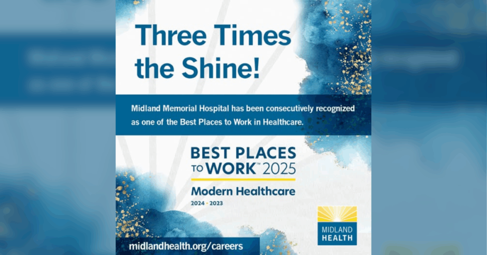 Midland Health named among best places to work in 2025