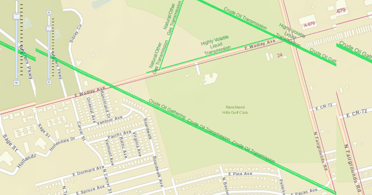 Pipeline under Midland High site poses costly challenge