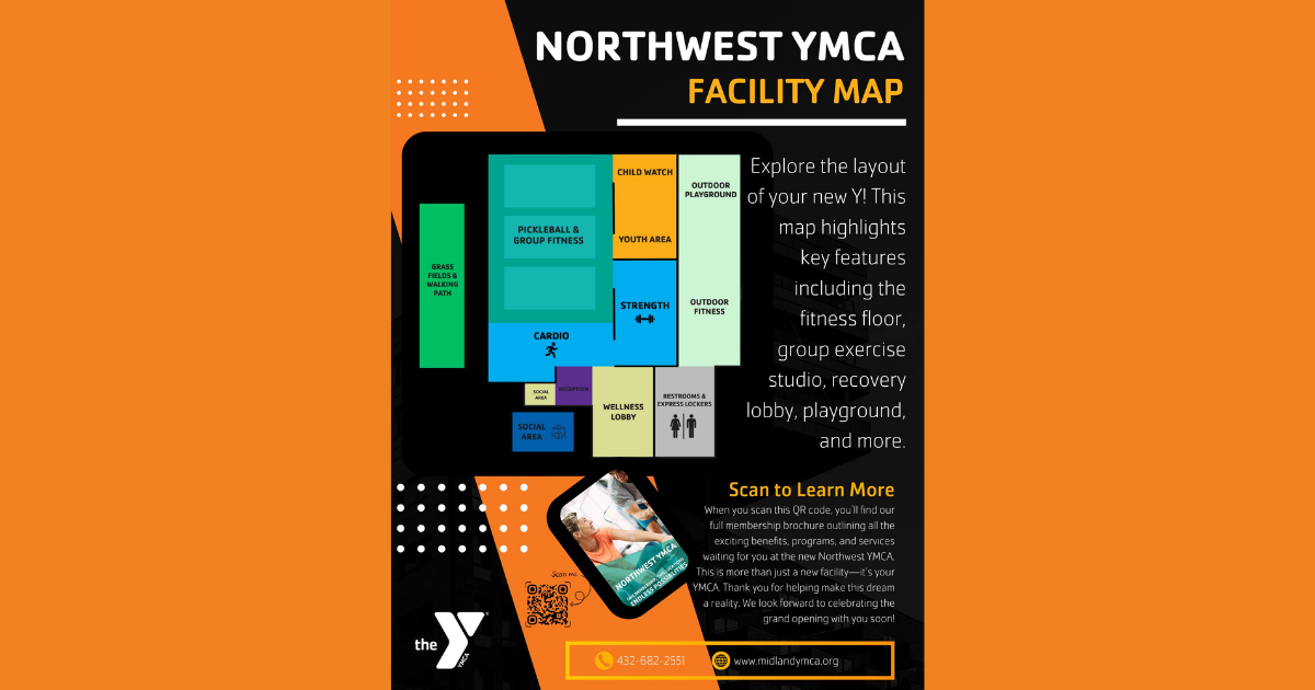 YMCA facility map