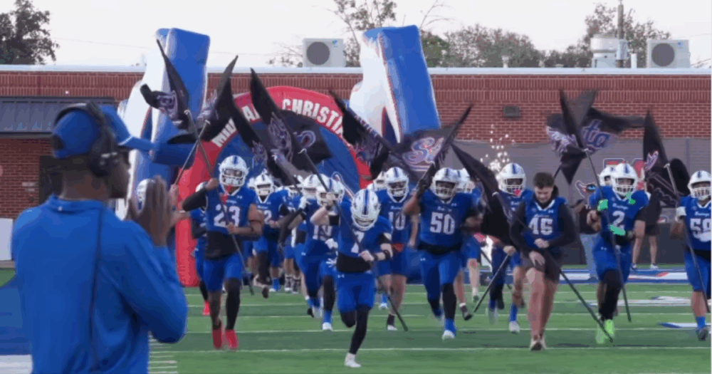 Mustangs surge past Grapevine Faith 58–30 at home