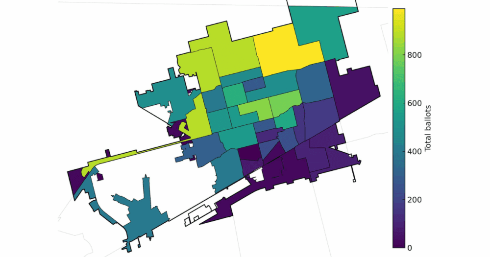 Most of Midland’s votes came from 9 precincts