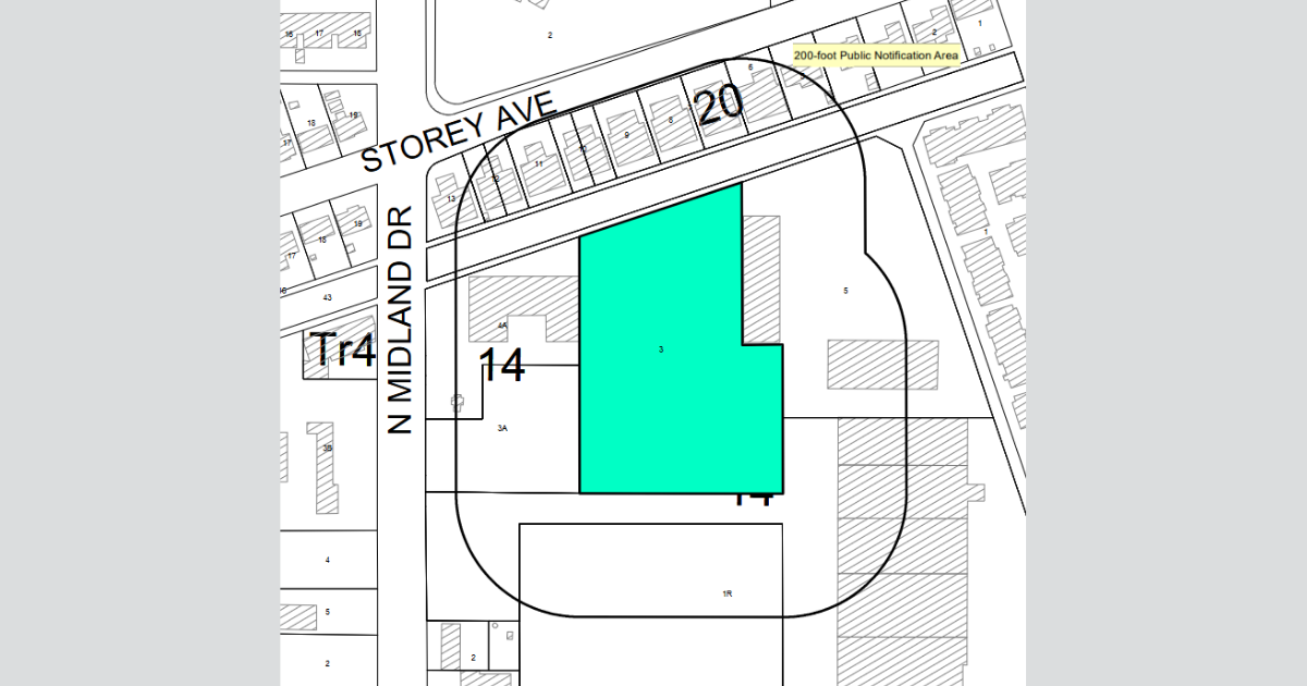 200 foot notification zone