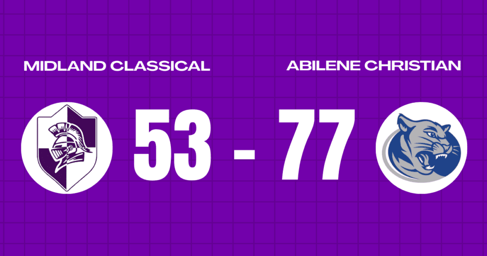 Midland Classical falls 77–53 to Abilene Christian