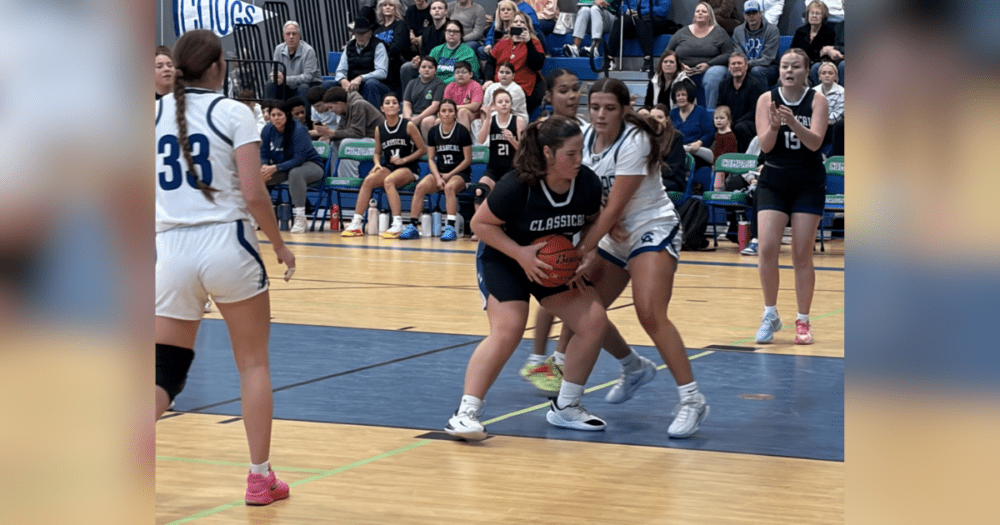 Lady Knights edge Compass Academy, 38–32