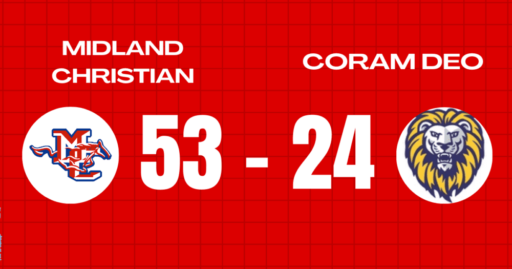 Lady Mustangs roll to 9-0 in district with win over Coram Deo