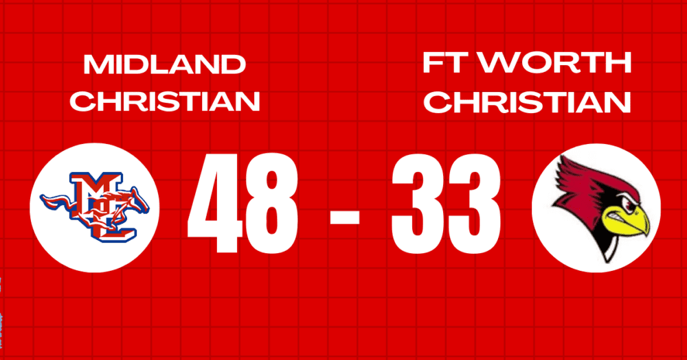 Mustangs top Fort Worth Christian 48–33 to stay strong in district