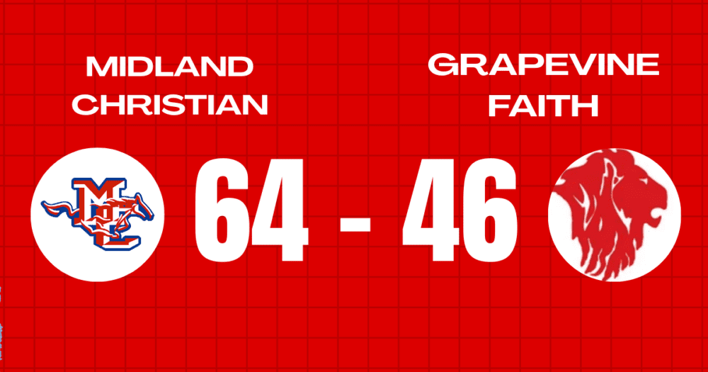 Mustangs top Grapevine Faith 64–46 in district road win