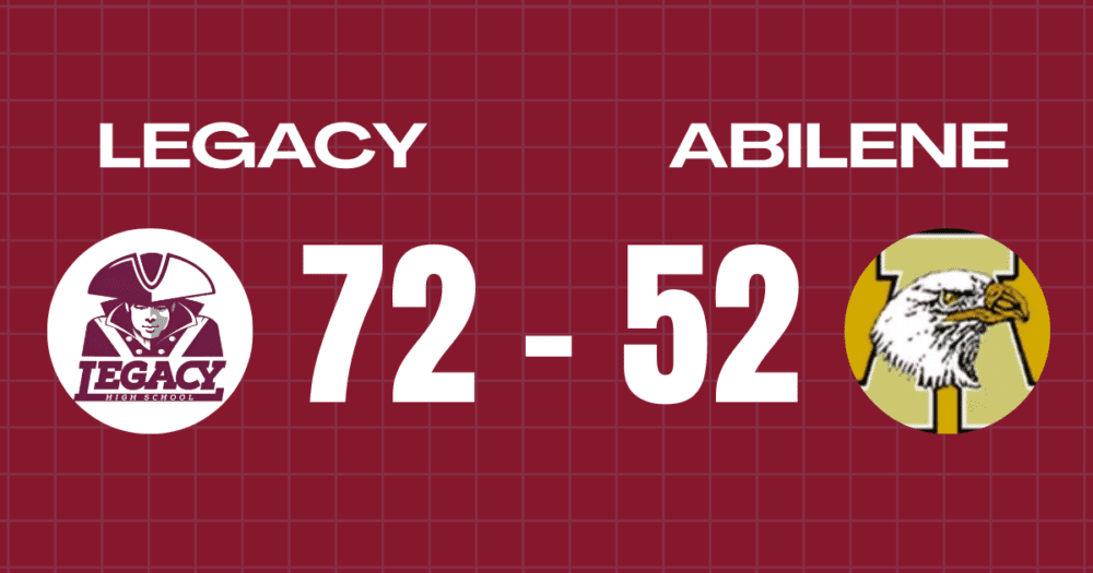 Legacy meets tough road test at Abilene, falls 75-52