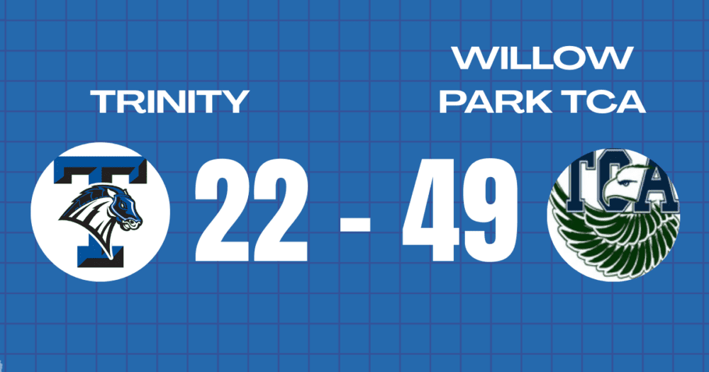 Trinity falls to Trinity Christian 49-22 in district matchup