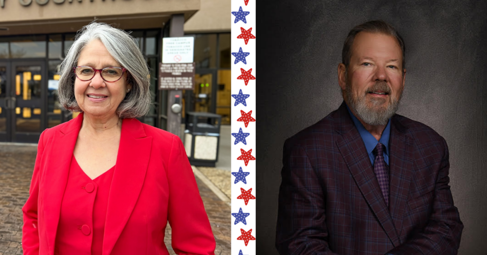 Commissioner candidate priorities side by side in runoff Q&A