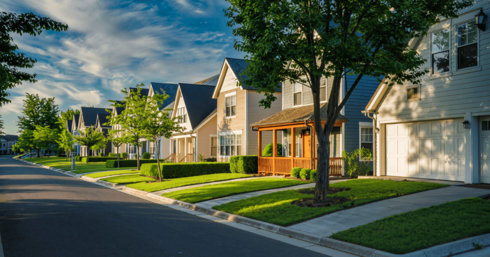 row of houses